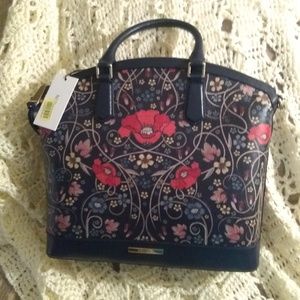 Brahmin Red Posey Duxbury